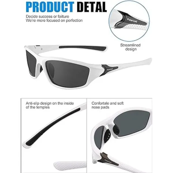 18 pares de lentes de sol polarizadas deportivas para_3