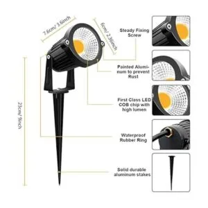 ZUCKEO luces LED para paisaje de 5 Watts 12 voltios 24_3