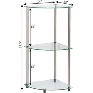 Convenience Concepts Designs2Go Estante de esquina de_3