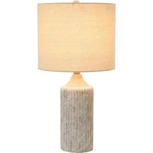 Creative CoOp Lámpara de escritorio redonda de 12_7