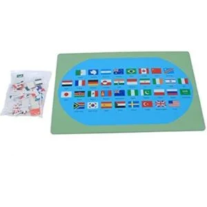 Banderas del mundoMontessori materiales geografía_2