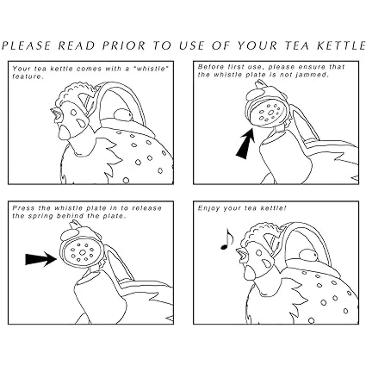 Gourmet Art tetera silbadora de acero esmaltada_7