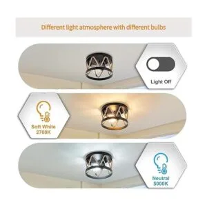 Lámpara de techo industrial empotrada lámpara de techo de_2