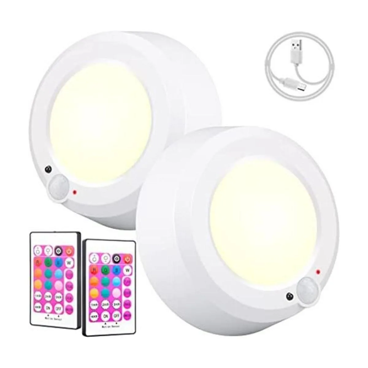 BIGMONAT Luz de ducha con sensor de movimiento recargable_1