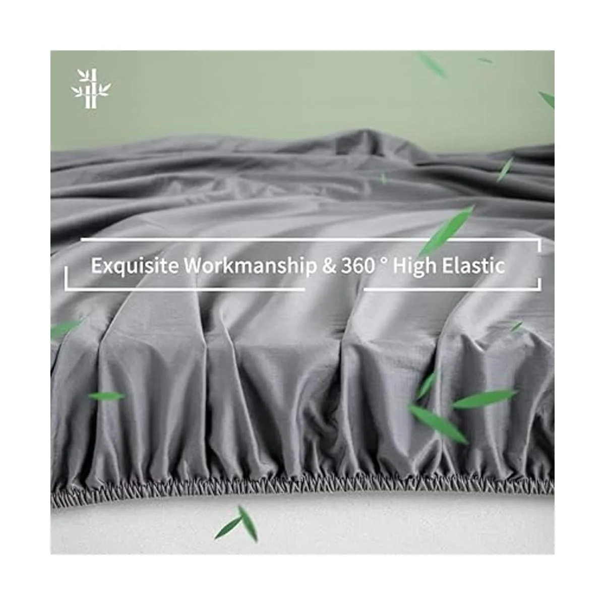Shilucheng Juego de sábanas de bambú 100 refrescantes_5