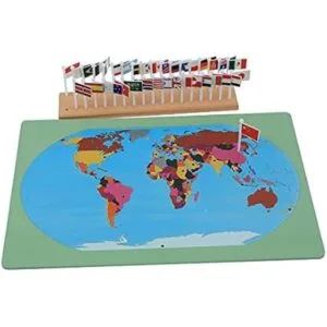 Banderas del mundoMontessori materiales geografía_6