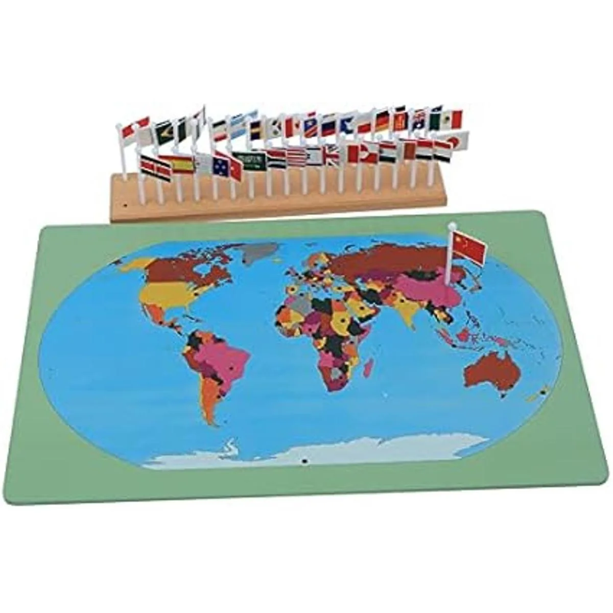 Banderas del mundoMontessori materiales geografía_6