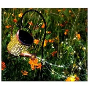 Paquete de 2 luces solares de jardín para colgar al aire_3