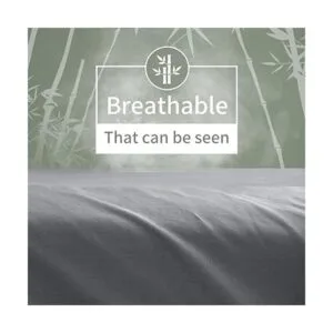 Shilucheng Juego de sábanas de bambú 100 refrescantes_4