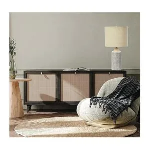 Creative CoOp Lámpara de escritorio redonda de 12_2