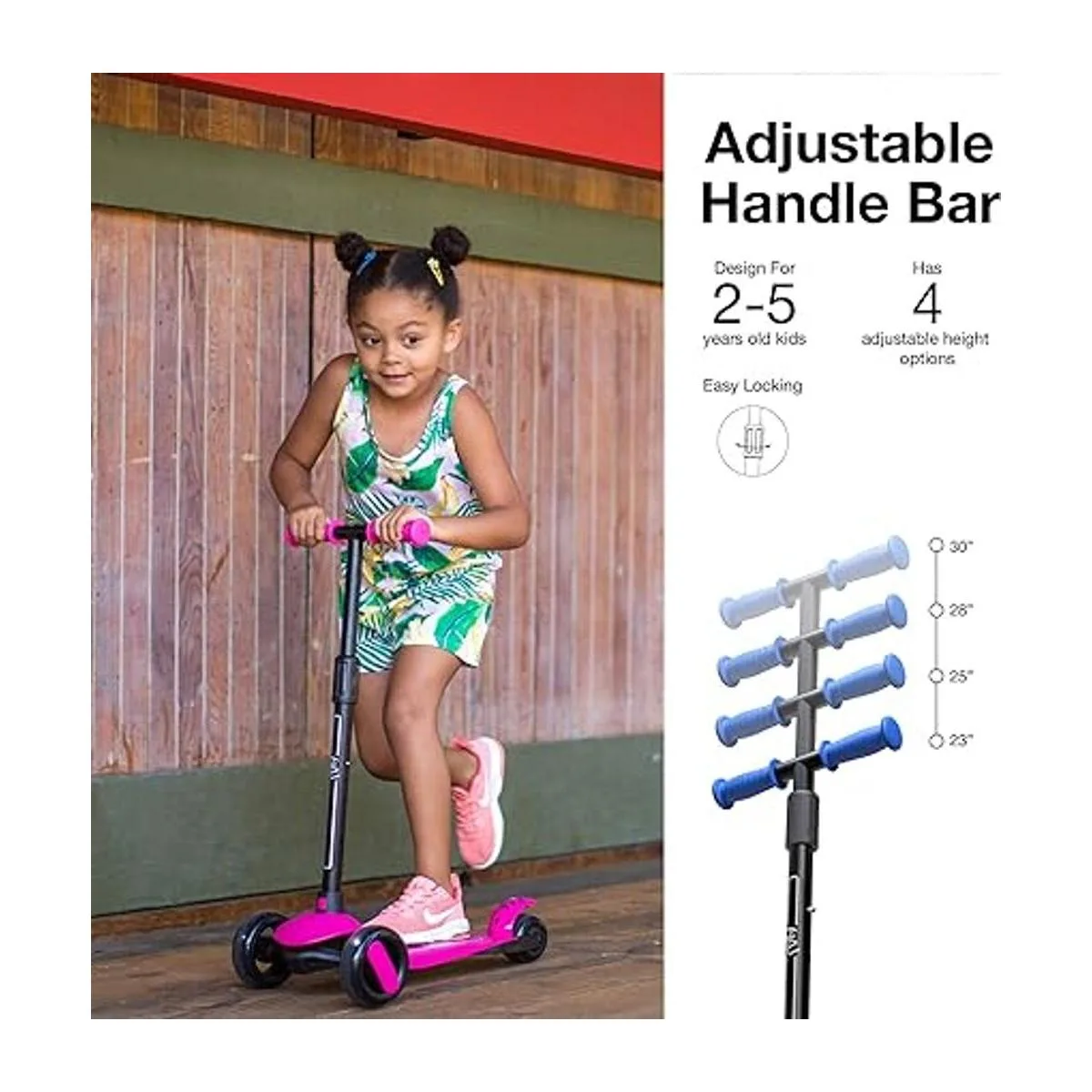 6KU Scooter for Kids Ages 35 with Flash Wheels Kids_2