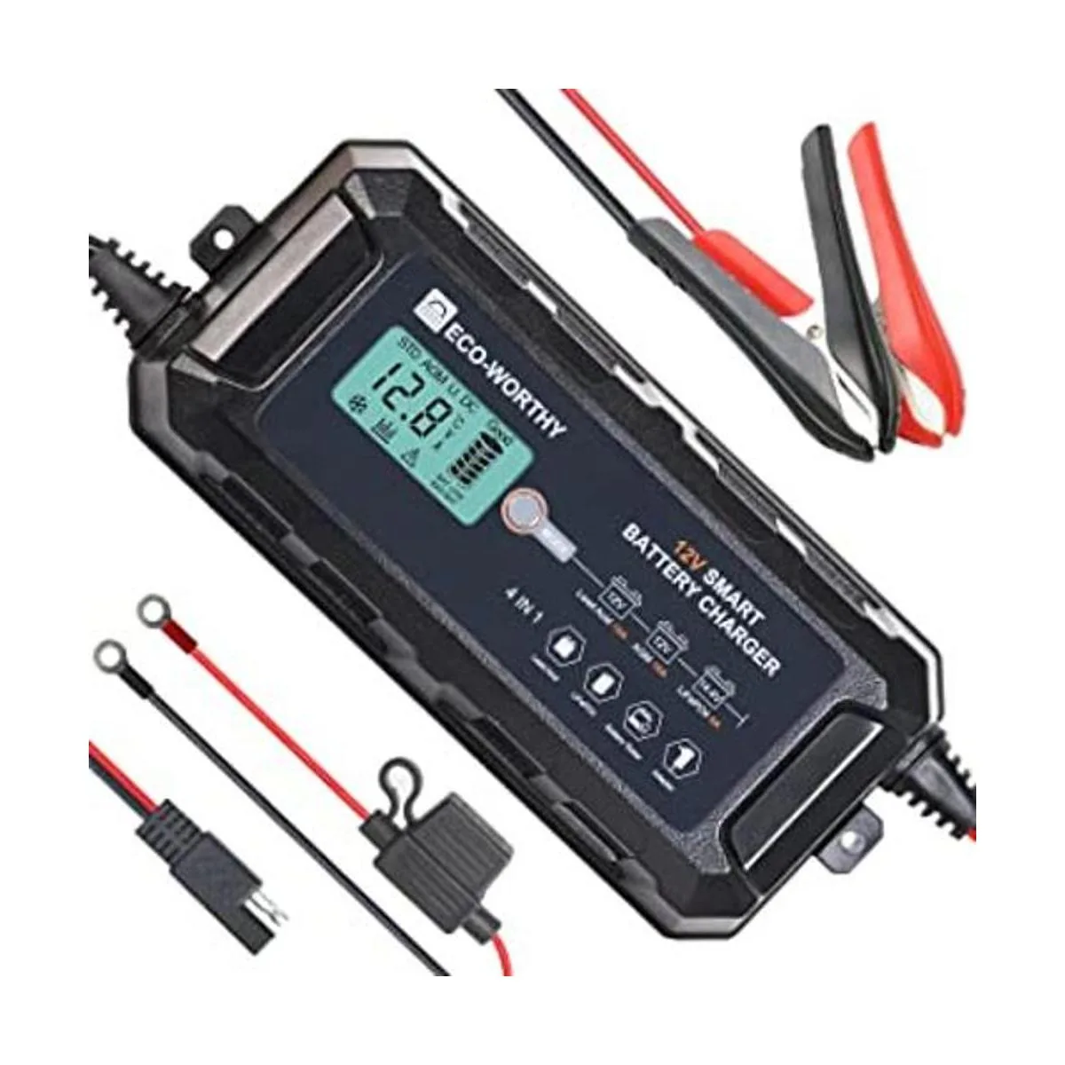 ECOWORTHY 10Amp 12V Smart Fully Automatic Battery Charger_1