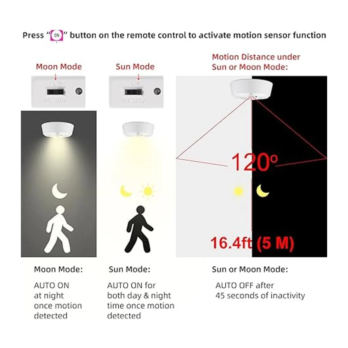 BIGMONAT Luz de ducha con sensor de movimiento recargable_2