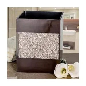 Creative Scents Bote de basura de baño marrón canasta de_2