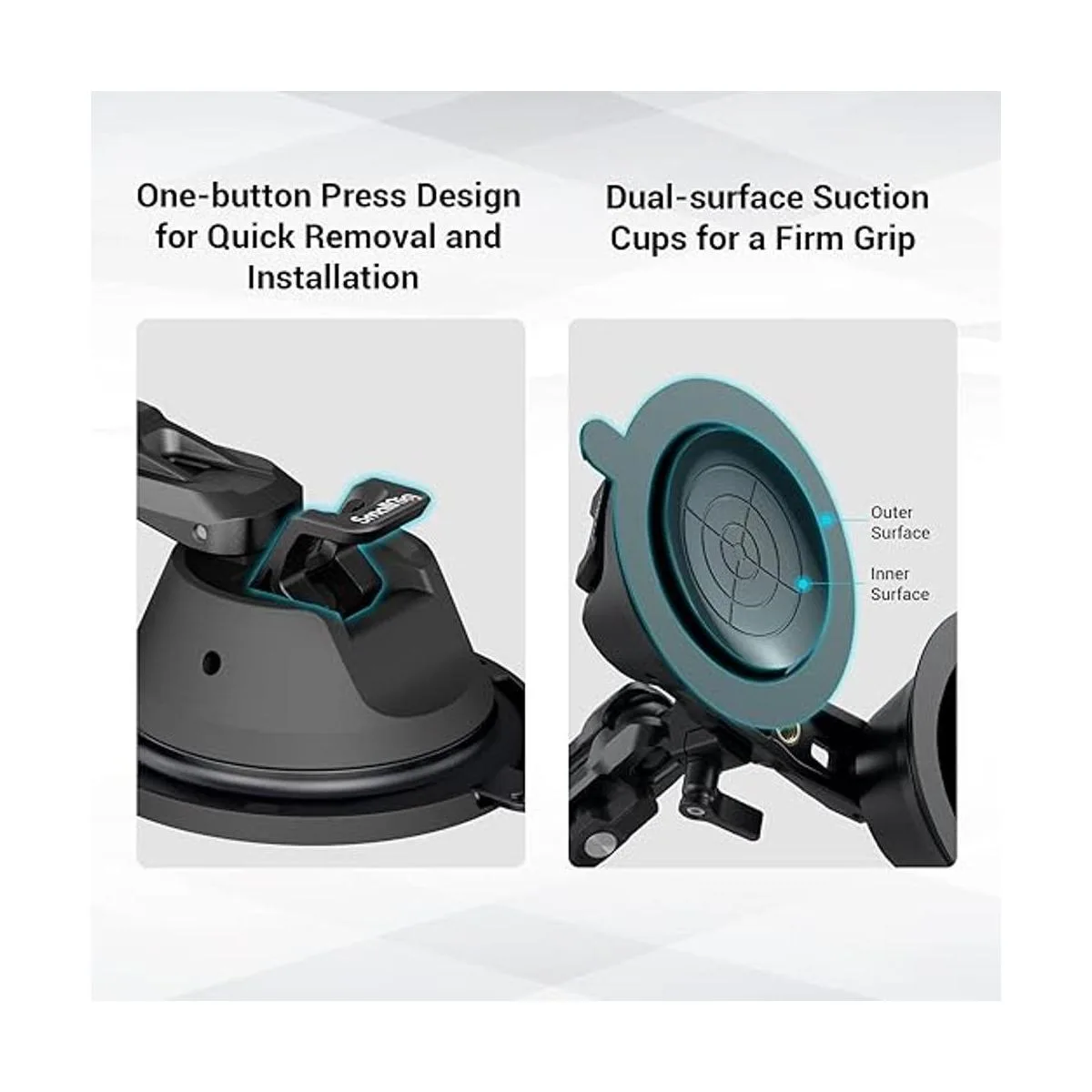 SmallRig Soporte de ventosa para cámara montaje para_3