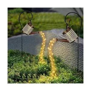 Paquete de 2 luces solares de jardín para colgar al aire_1