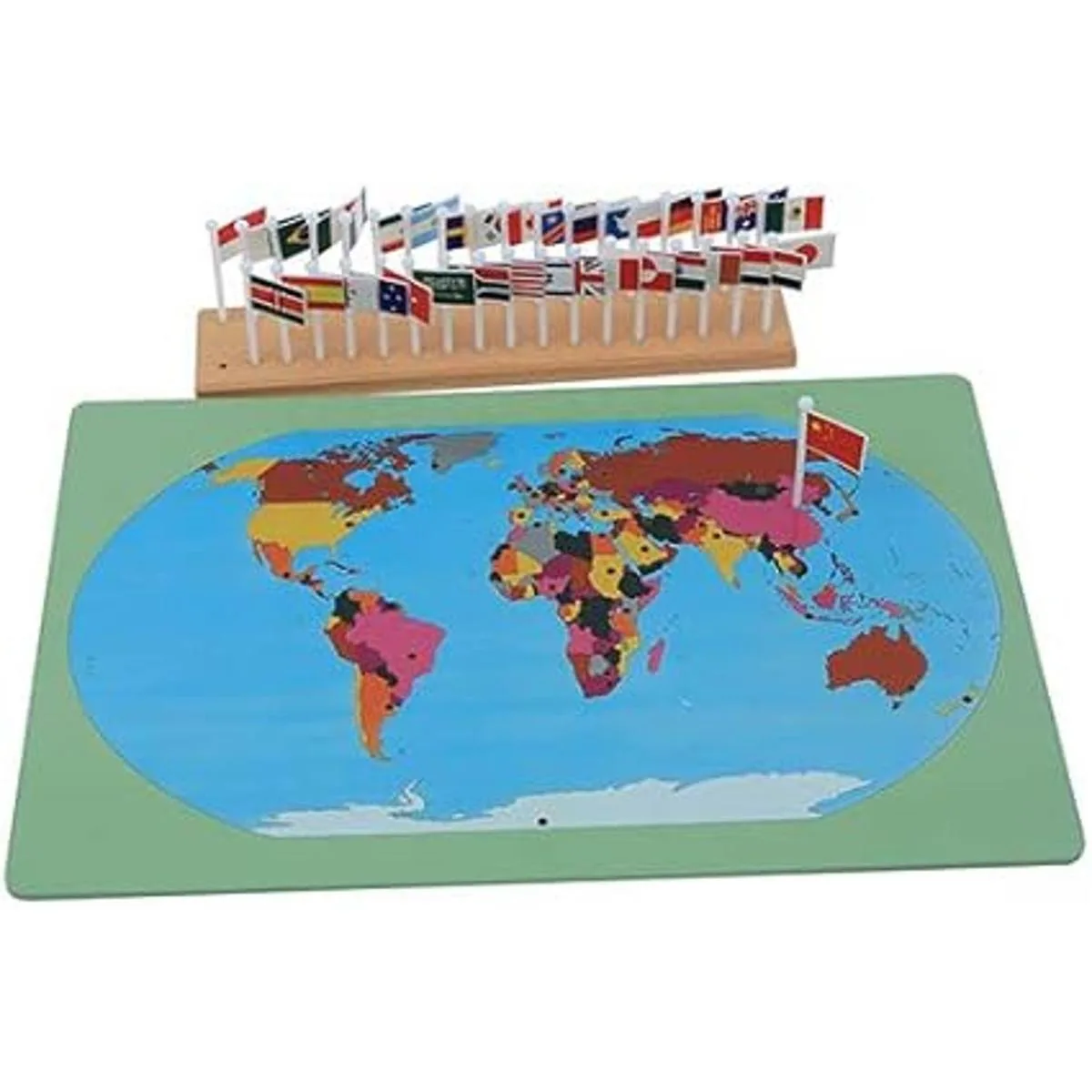 Banderas del mundoMontessori materiales geografía_5