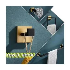 Juego de 4 soportes para toallas de baño juego de_2