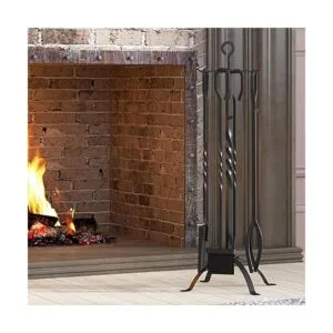 Fire Beauty Juego de 5 herramientas para chimenea de_4