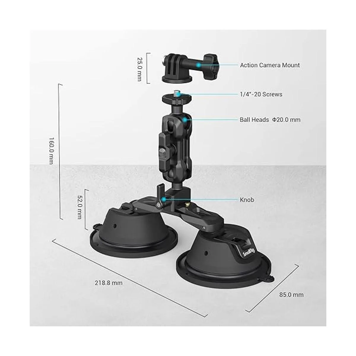 SmallRig Soporte de ventosa para cámara montaje para_2