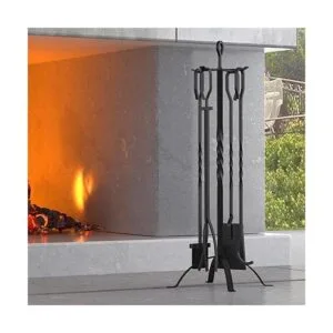 Fire Beauty Juego de 5 herramientas para chimenea de_3