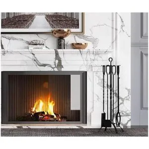 Fire Beauty Juego de 5 herramientas para chimenea de_7
