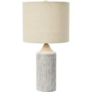 Creative CoOp Lámpara de escritorio redonda de 12_1