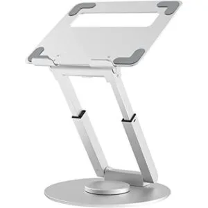Soporte para laptop para escritorio con base giratoria de_1