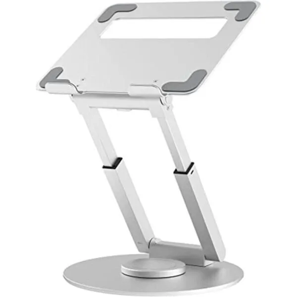 Soporte para laptop para escritorio con base giratoria de_1