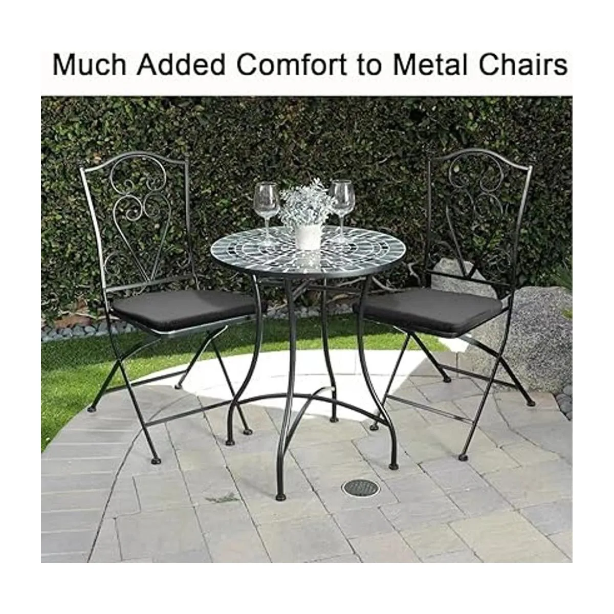 BUYUE Juego de 4 cojines de asiento antideslizantes_5