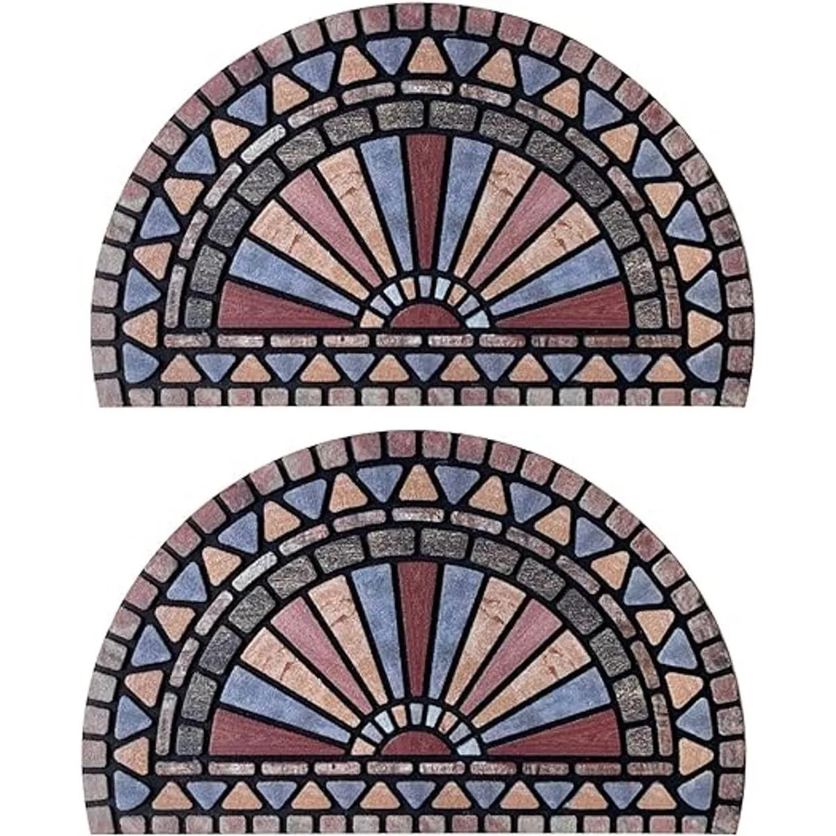 ANDSTAR Tapete de puerta medio redondo de 18 x 30_1