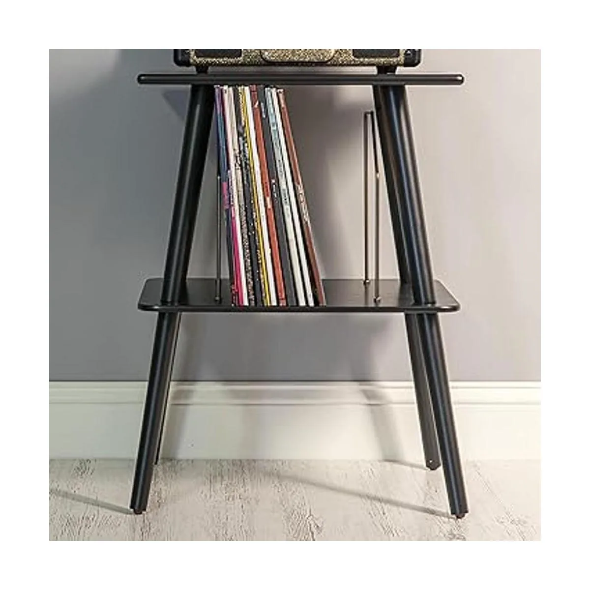 Crosley ST66BK Manchester Soporte para mesa giratoria con_3