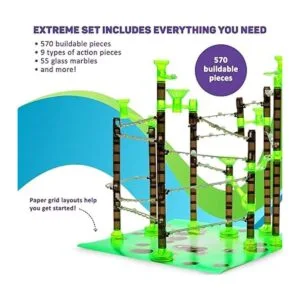 Marble Genius Juego de rieles de mármol extremo 625_2