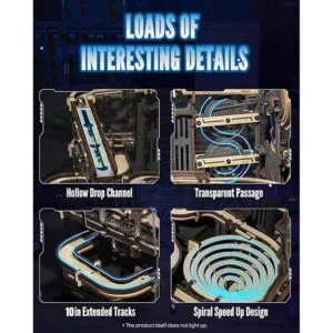 ROKR Rompecabezas de madera 3D para adultos con diseño de_4