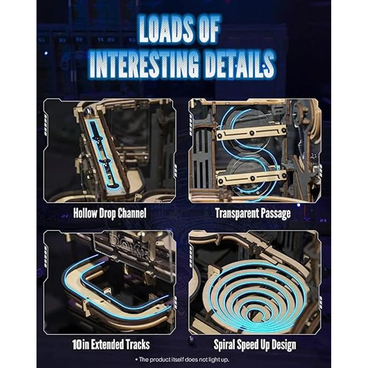 ROKR Rompecabezas de madera 3D para adultos con diseño de_4