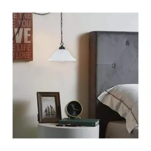 SHENGQINGTOP Lámpara colgante tradicional de cristal de_4