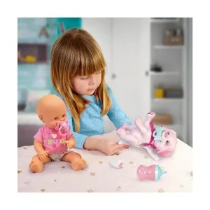 Nenuco Petuco Muñeca de bebé con cachorro de compañía_5