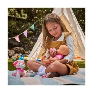 Nenuco Petuco Muñeca de bebé con cachorro de compañía_7