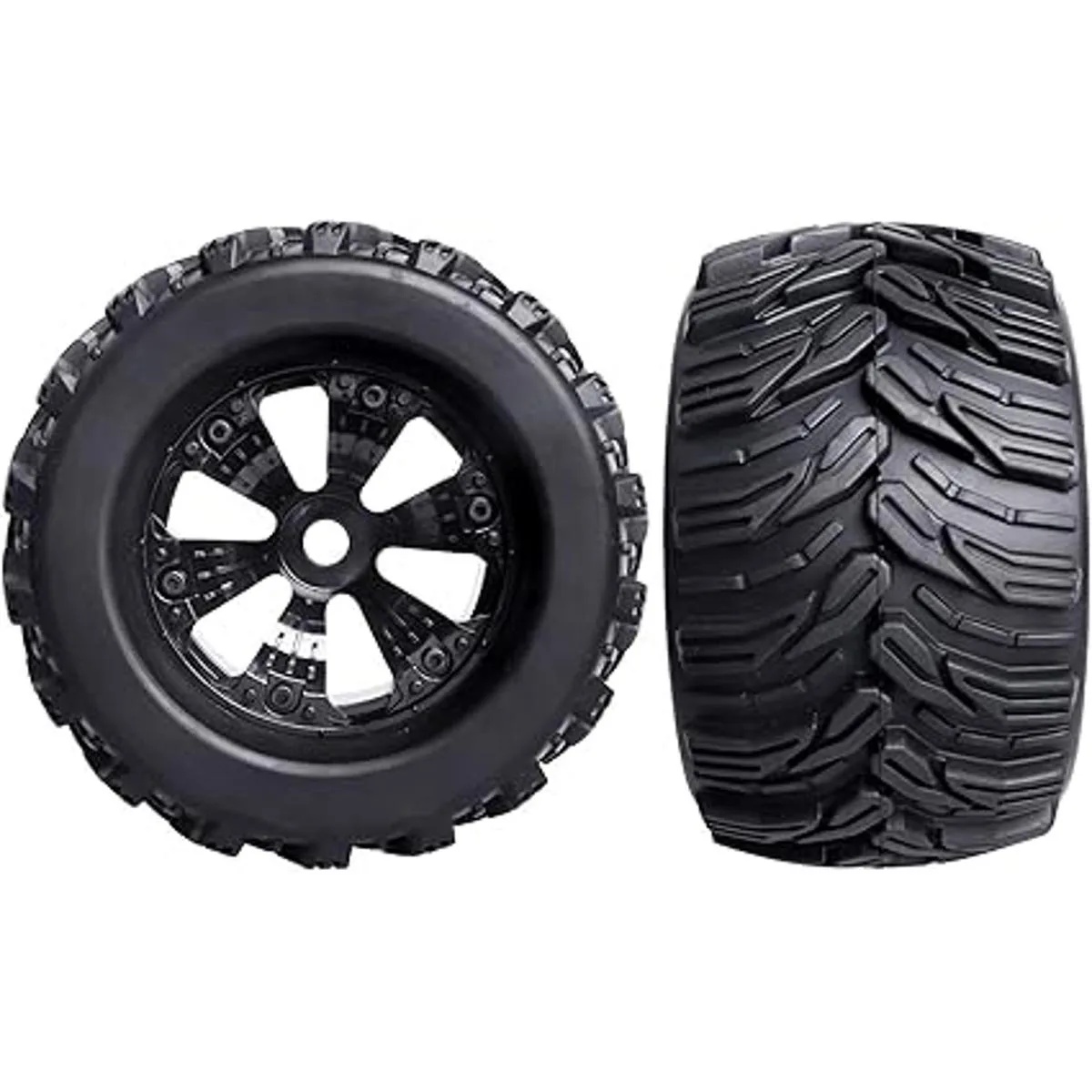 AllinRC Bujes de 0.669 in 3.8 neumáticos y ruedas_4