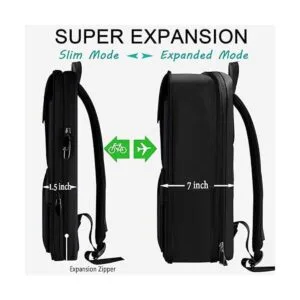 ZINZ Mochila delgada y expandible para laptop de 13.3_2