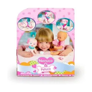 Nenuco Petuco Muñeca de bebé con cachorro de compañía_2