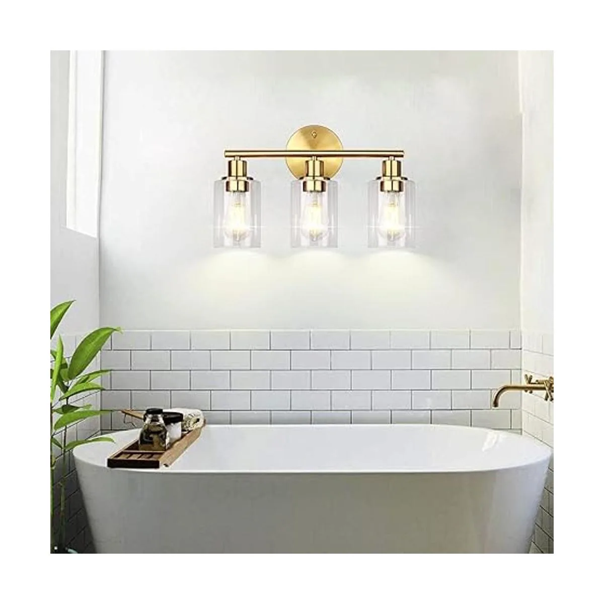 Lámpara de baño dorada de 3 luces moderna lámpara de_7