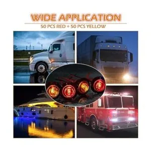 100 luces LED redondas de 34 pulgadas 3 luces_7