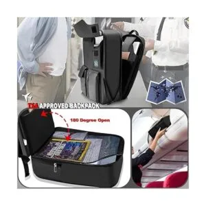 ZINZ Mochila delgada y expandible para laptop de 13.3_4