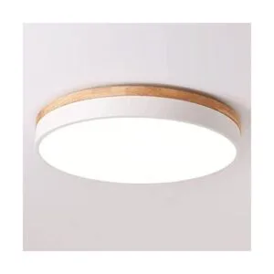 Yasince Lámpara de techo LED de madera empotrada moderna_1