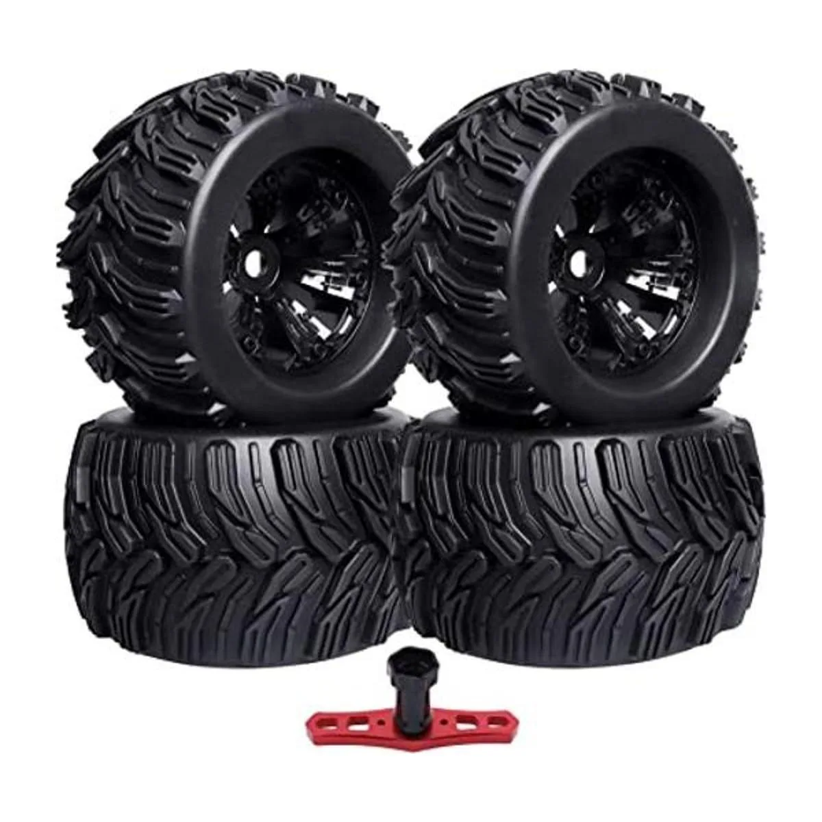 AllinRC Bujes de 0.669 in 3.8 neumáticos y ruedas_1