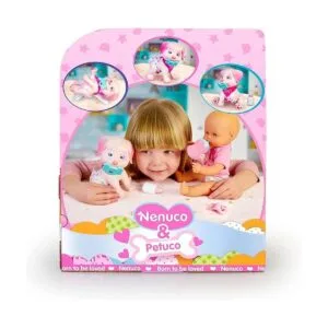 Nenuco Petuco Muñeca de bebé con cachorro de compañía_3