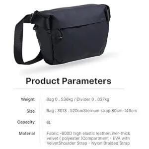 Versátil bolsa de hombro para cámara accesorios de bolsa_7