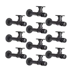 YCCO Soportes de estante de tubo rústicos 10 paquetes de_1