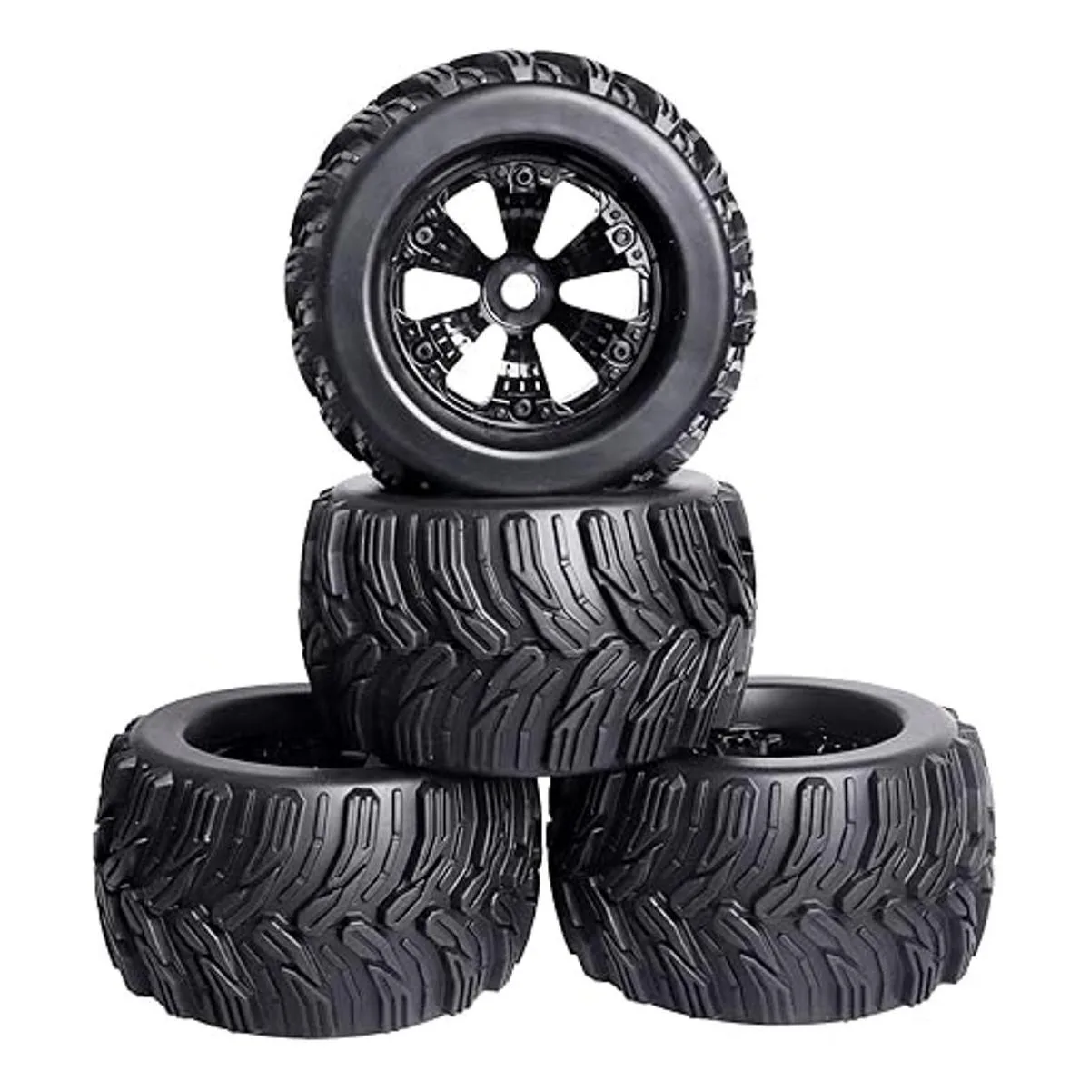 AllinRC Bujes de 0.669 in 3.8 neumáticos y ruedas_6